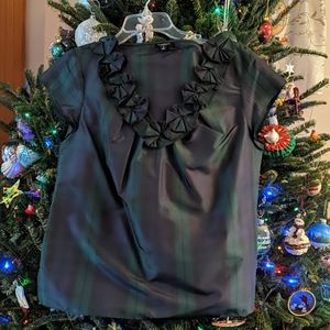 Talbot's silk holiday top!